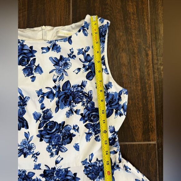 Hanpceirs Women's Boatneck Sleeveless Swing Vintage 1950s Cocktail Dress sz L - Picture 7 of 11